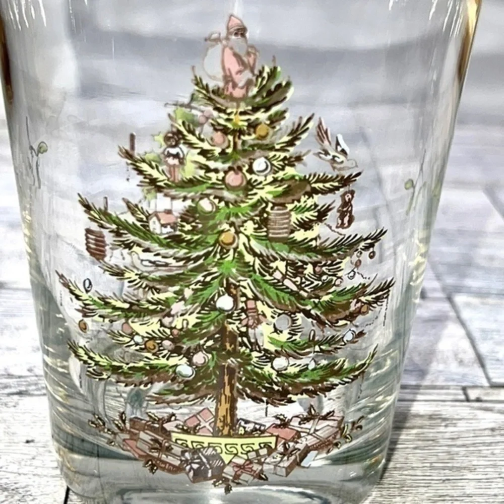 Spode Christmas Tree Double Old Fashioned Set of 4